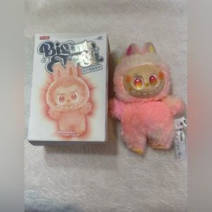 Labubu Pop Mart Big into Energy Plush Toy - Happiness